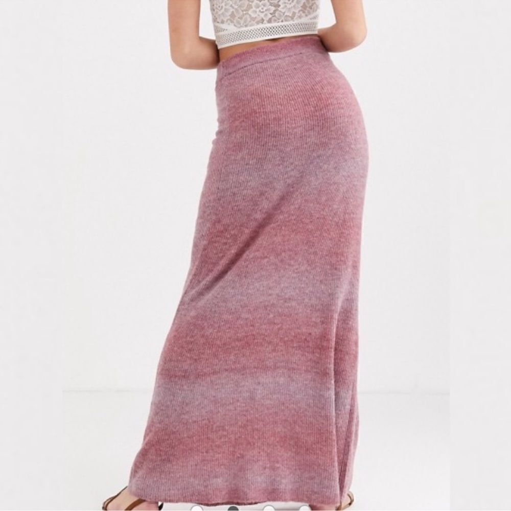 FREE PEOPLE DRAG ME OUT KNITTED SKIRT - Picture 2 of 3